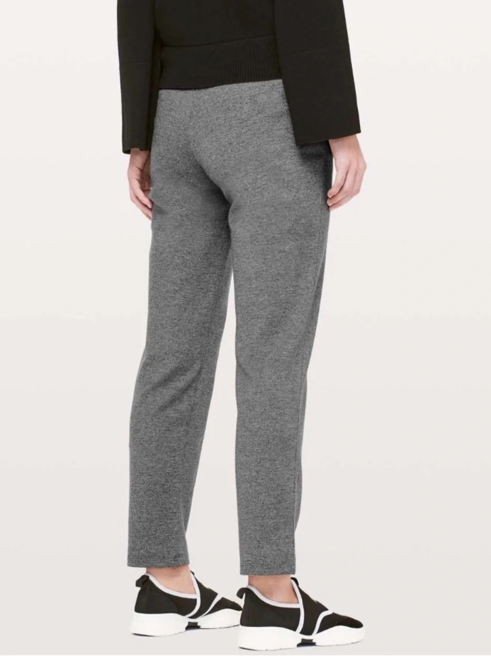 lululemon athletica Gray Straight-Leg Knit Pants